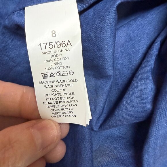 Kate Spade Lemon Zest Blaire Dress Size 8 Navy EUC - Picture 8 of 12